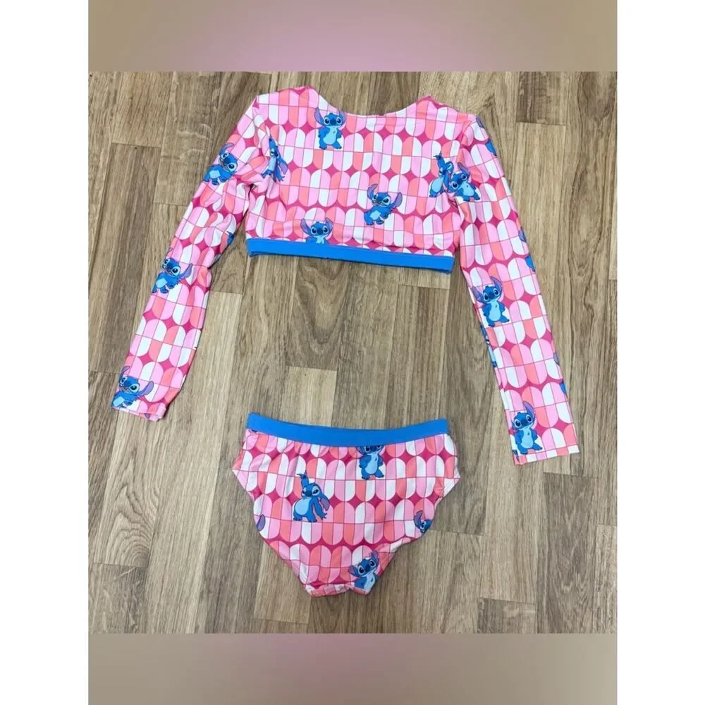 NEW Stitch Girls Two Piece Swimsuit